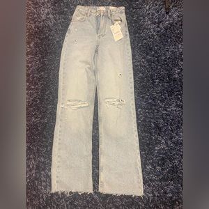NWT Zara Hi-Rise Cropped Jeans